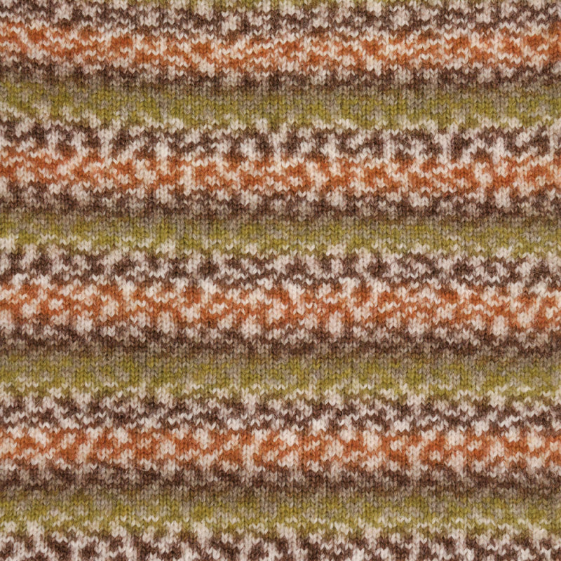 Lana Magic Jacquard "Castagna-Verde-Panna" 921