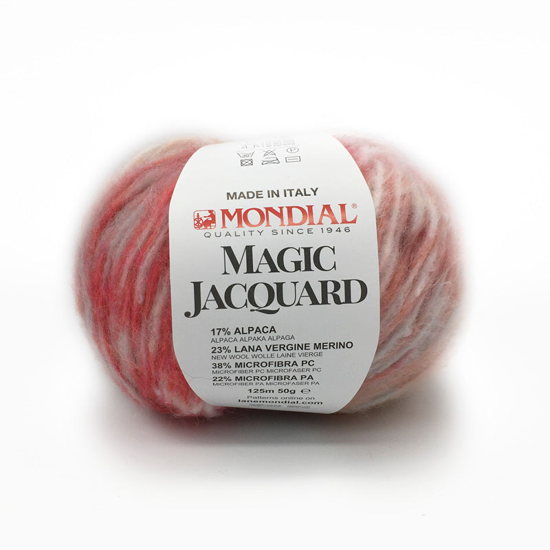 Lana Magic Jacquard "Panna-Corallo-Rosa-Salmone" 924
