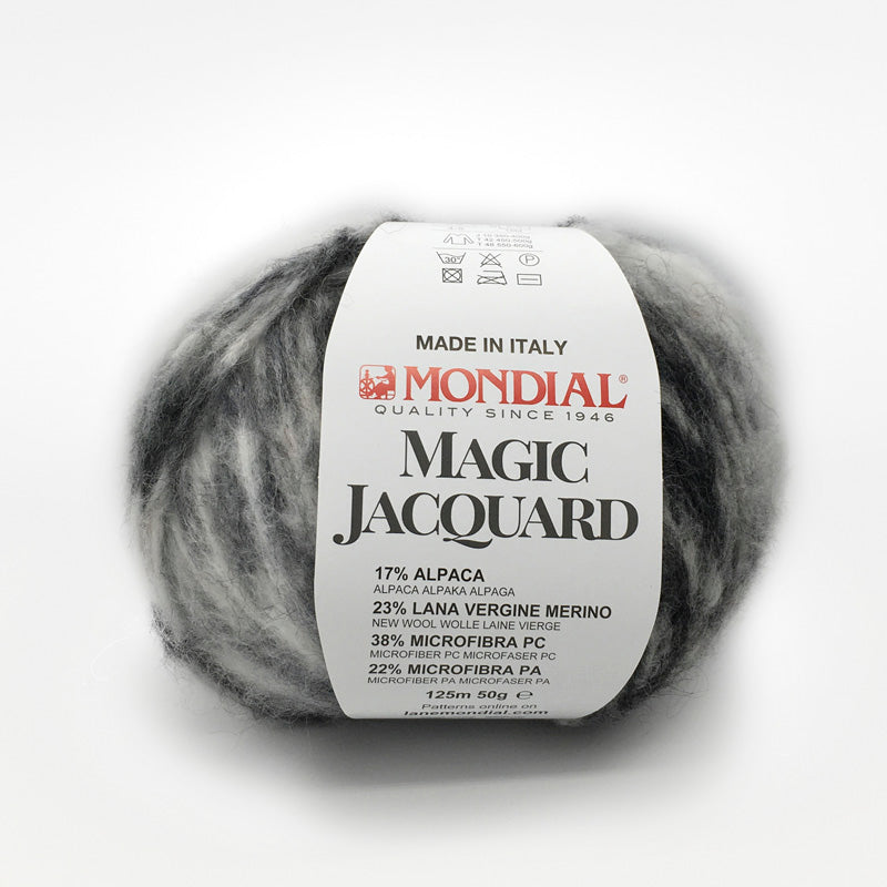 Lana Magic Jacquard "Grigio-Panna-Antracite" 932