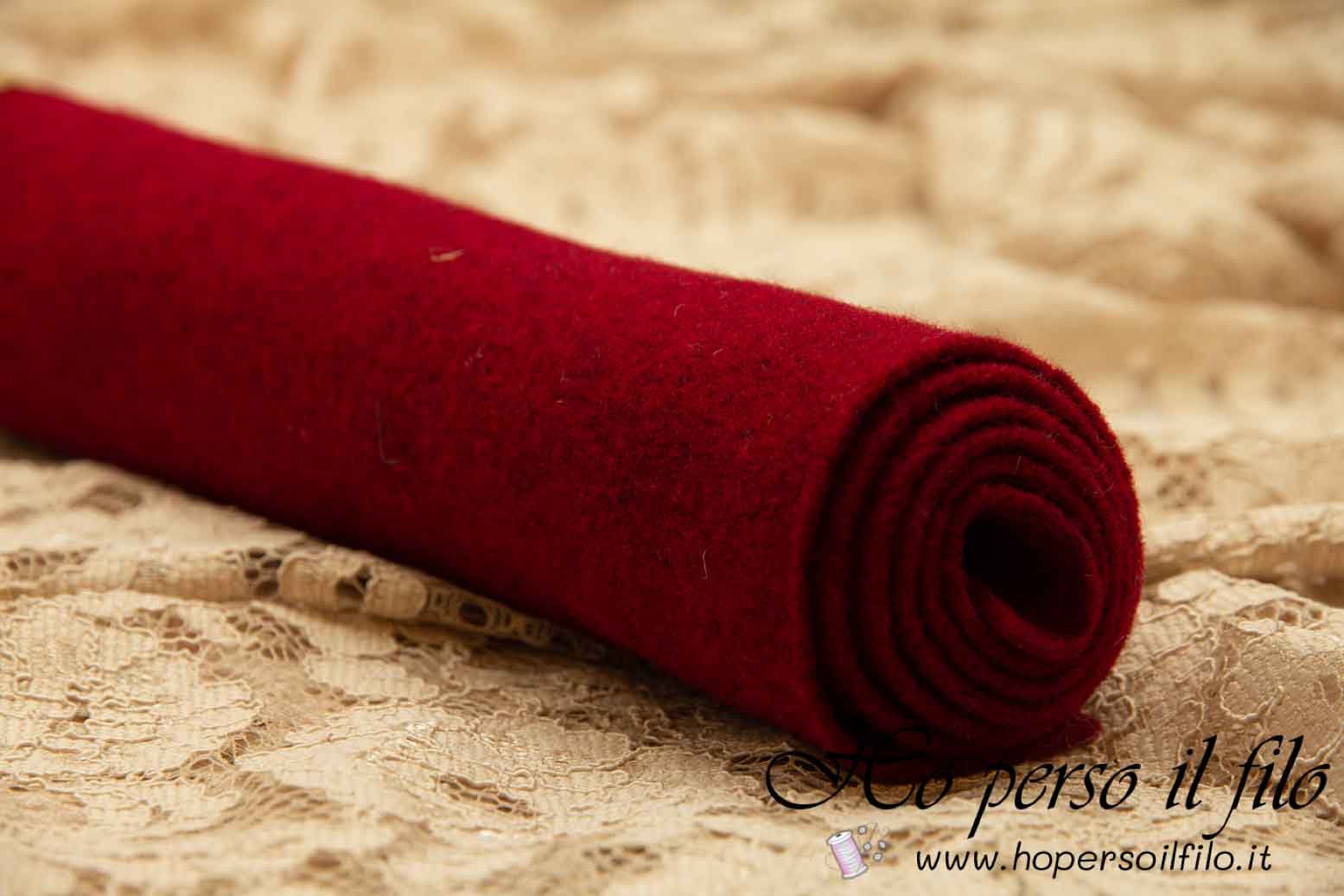 Feltro di lana 3 mm 50x75 cm