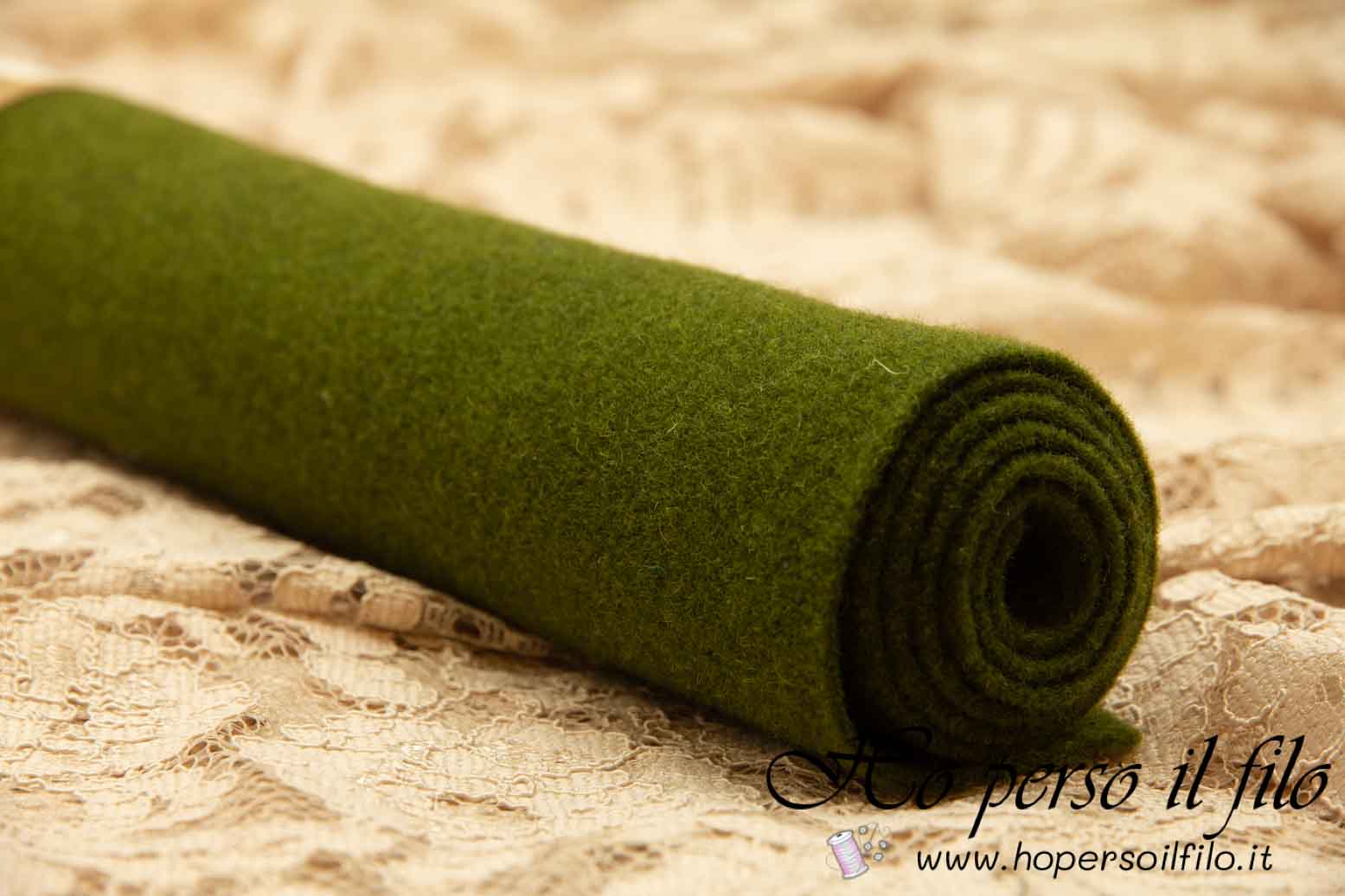 Feltro di lana 3 mm 50x75 cm
