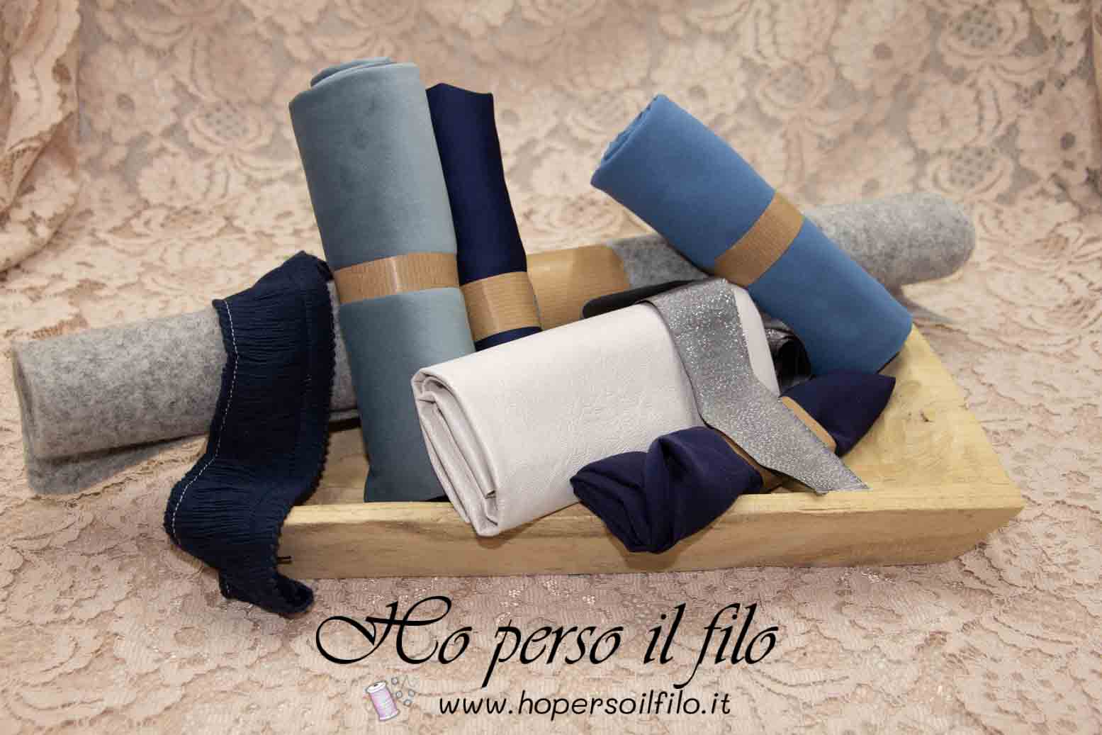 Kit floreale blu Gerbera