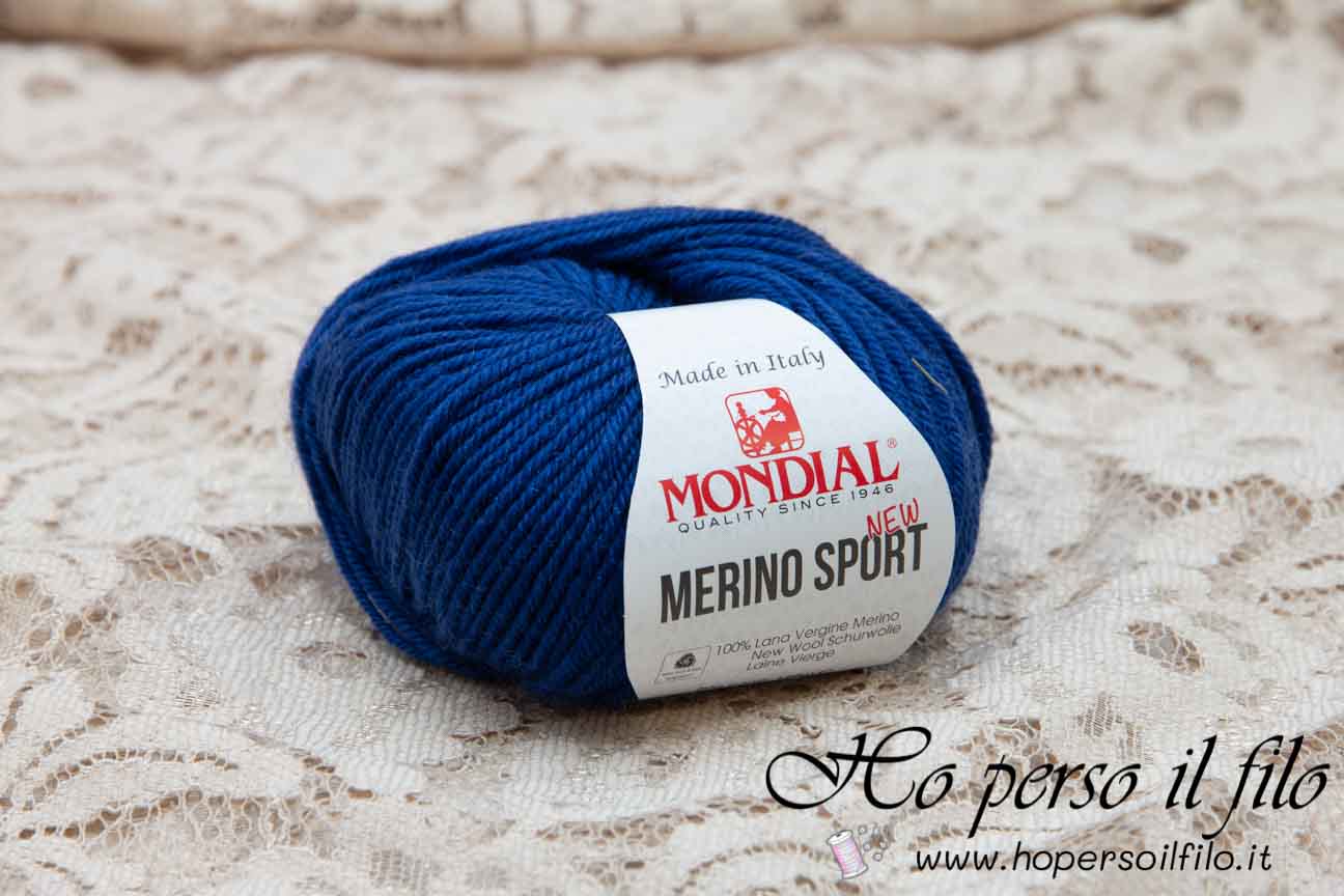 Lana Merino Sport "blu" 14