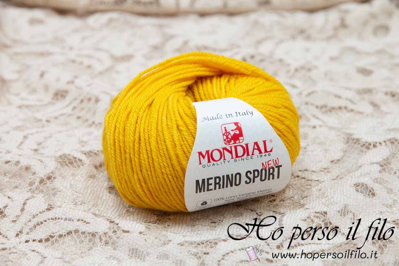 Lana Merino Sport "Giallo" 355