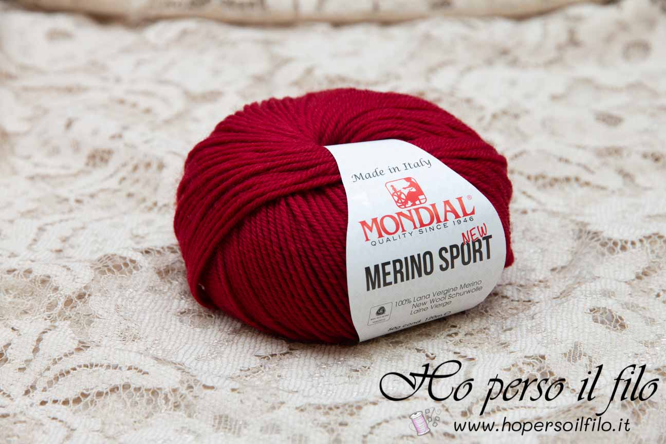 Lana Merino Sport "Bordeaux" 407