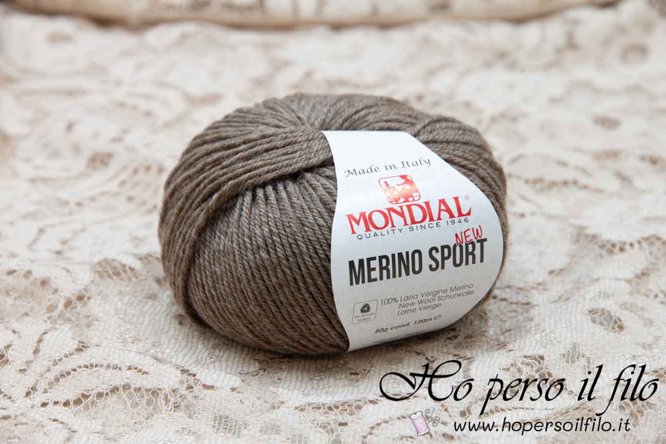 Lana Merino Sport "Marrone chiaro" 500