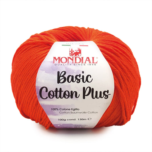 Cotone Basic Cotton Plus "Rosso pomodoro" 43
