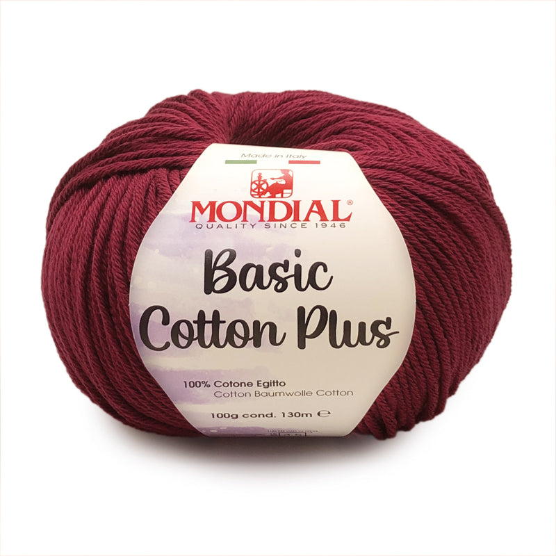 Cotone Basic Cotton Plus "Sangria" 44