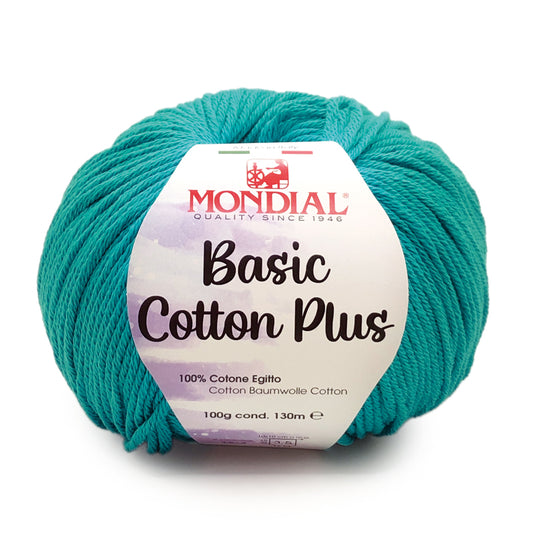 Cotone Basic Cotton Plus "Verde ottanio brillante" 47