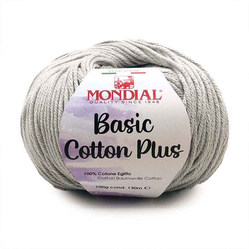Cotone Basic Cotton Plus "Grigio chiaro" 207