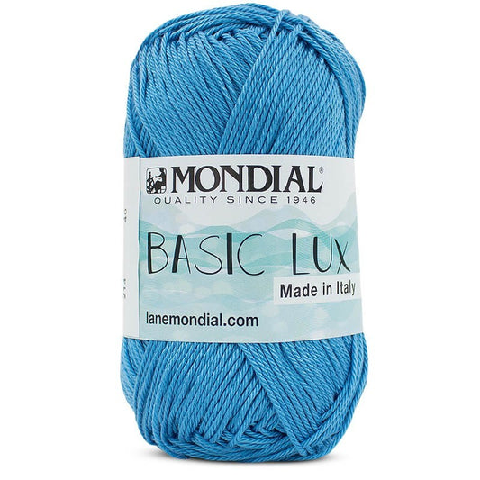 Cotone Basic Lux "Azzurro capri" 214