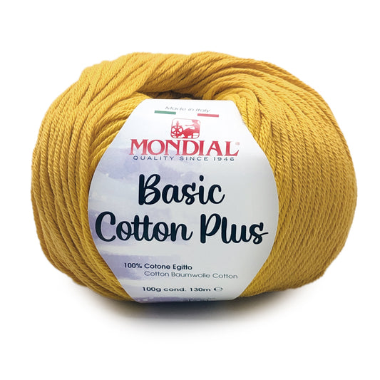 Cotone Basic Cotton Plus "Giallo sole" 242