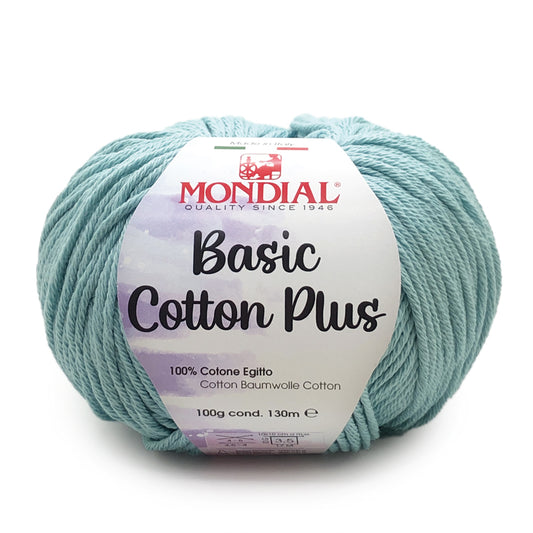 Cotone Basic Cotton Plus "Azzurro maldive" 254