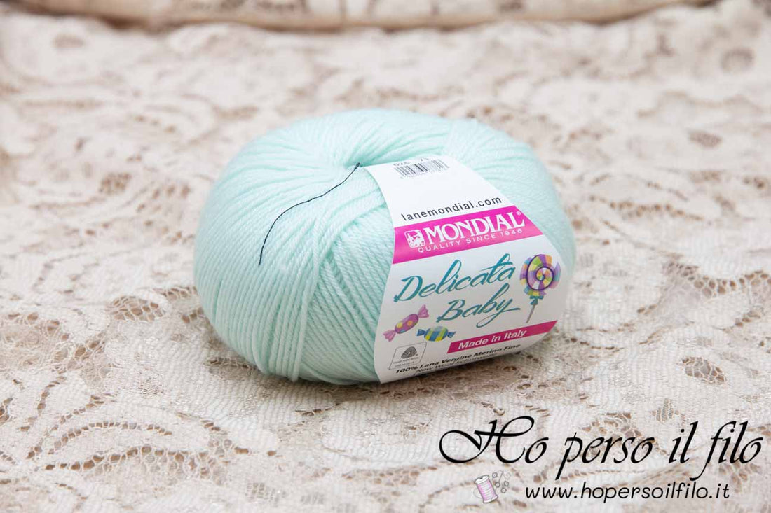 Lana Delicata Baby &quot;Baby verde &quot; 26