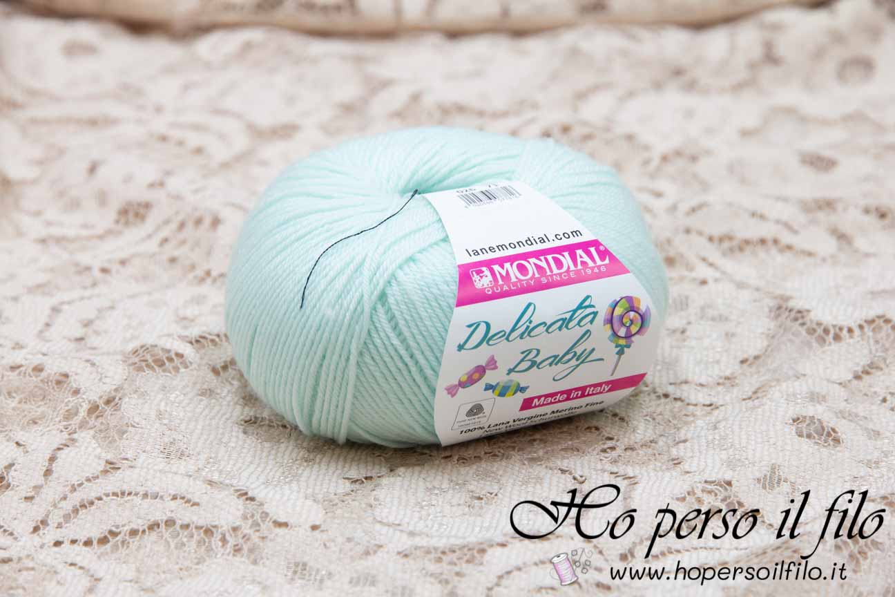 Lana Delicata Baby &quot;Baby verde &quot; 26