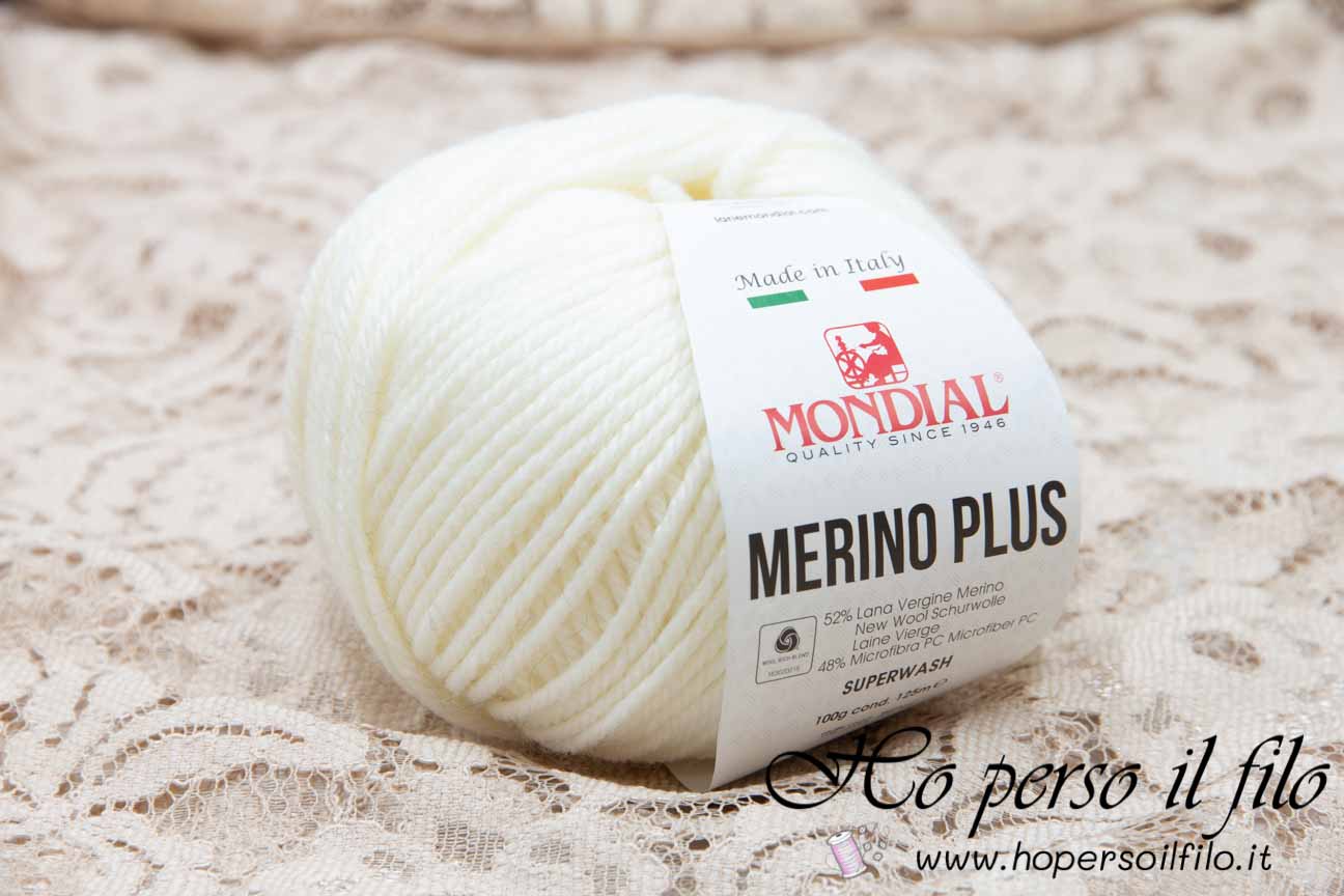 Lana Merino Plus "Bianco" 100