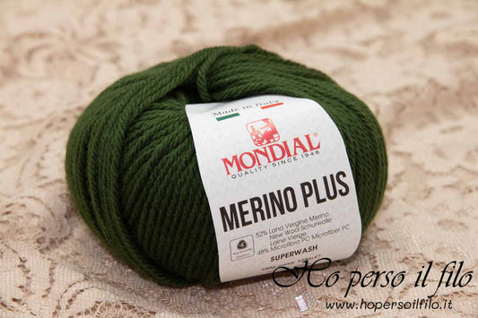 Lana Merino Plus "Verde muschio" 647