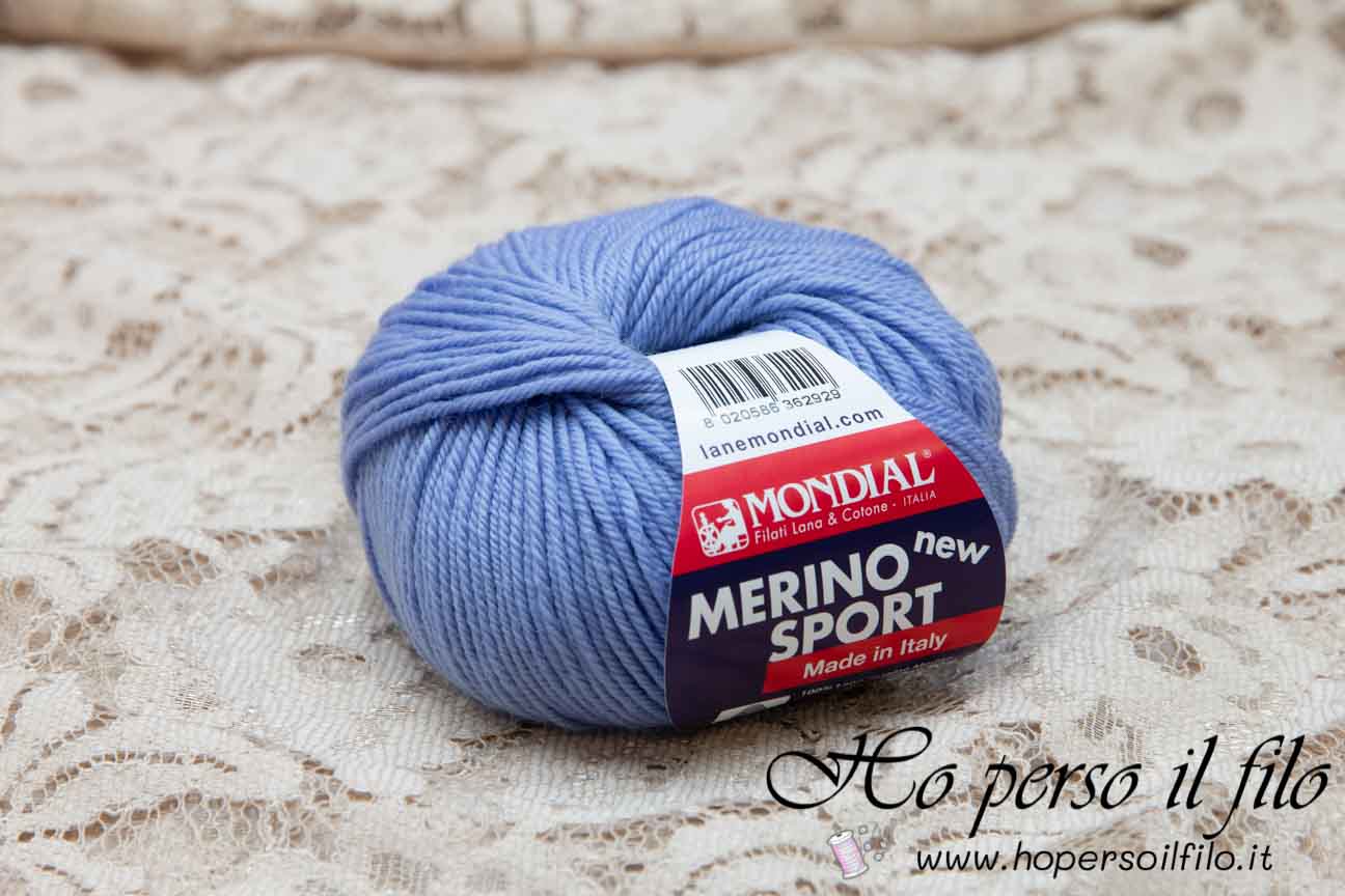 Lana Merino Sport &quot;Celeste&quot; 131